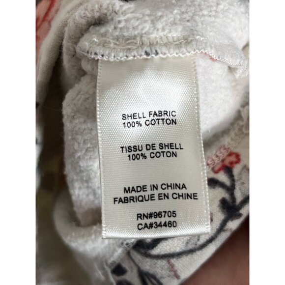 Rebecca‎ Taylor Long Sleeve Lua Ruffle Floral Pullover 100% Cotton Cream Small - Picture 6 of 9